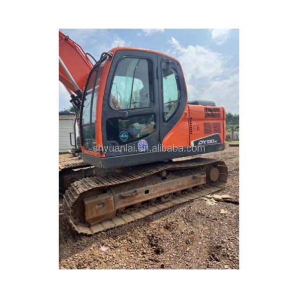 13000 KG excavadora de segunda mano DOOSAN DX130 y adecuada para triturar excavadoras de mano usadas