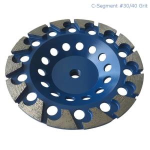 o laser de 180mm soldou o concreto segmentado de Diamond Grinding Cup Wheel For,