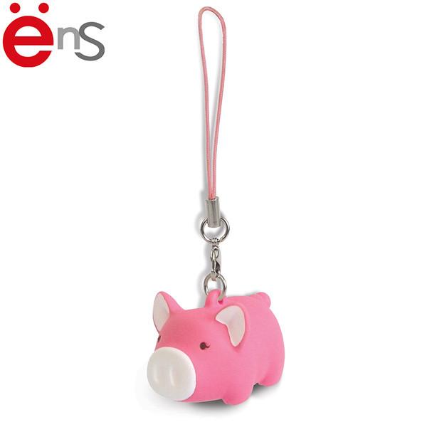 Mini Plastic Soft Pvc Keyrings Pig Shaped ISO CE Approved for Gift