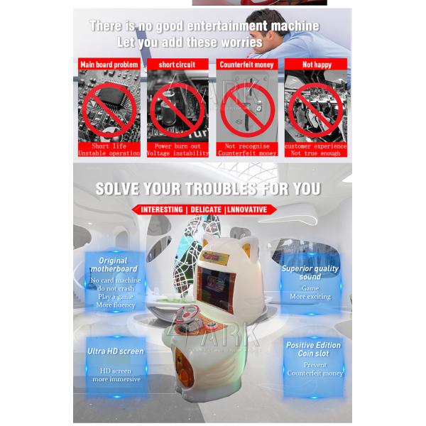 Children Playtime Coin Operated Game Machine for Indoor Activities