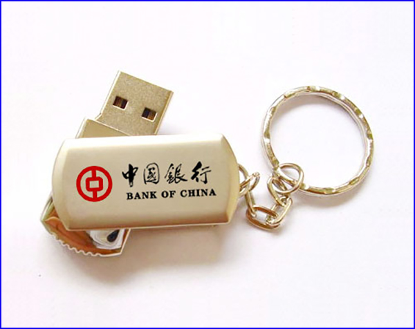 Mini Metal Twister Pen Drives 2GB 4GB 8GB 16 GB 32GB Free Logo Printing