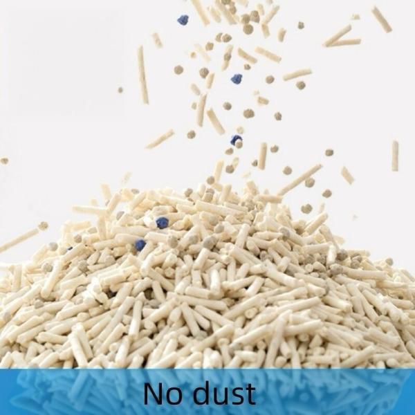 100% Natural Sand Cat Litter Strong Clumping Mixed Cat Litter Odor Control Dust Free