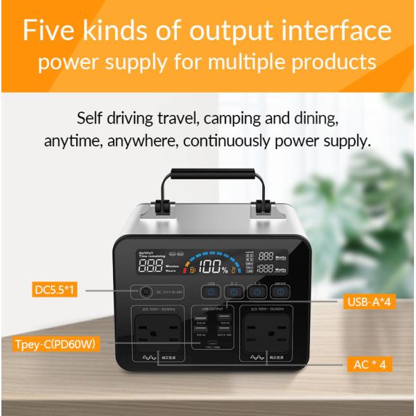 Пеший туризм IP65 ПЕЧАТАЕТ c 45W 500Wh солнечную подпорку для дома