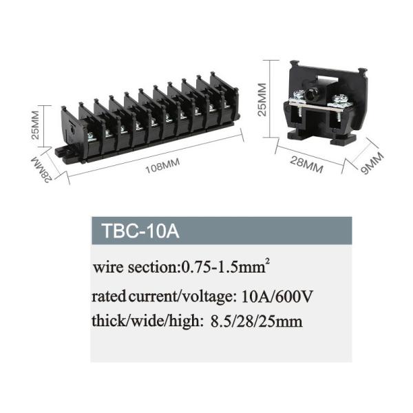 Die-cast Aluminum Distribution Junction Box Waterproof with Terminal Blocks 120*80*55mm