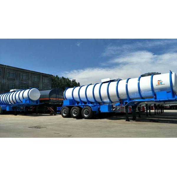 3 трейлер топливозаправщика масляной серной кислоты 35ft 22000L 22CBM цапф 98% Semi