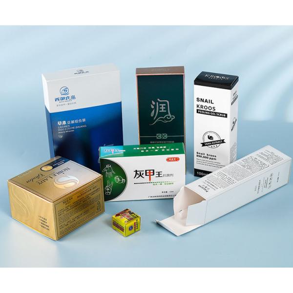 Condomínios Cartão Impresso Personalizado Papel de Cartão Branco Embalagem de Medicamento Caixa de Papel Plegavel