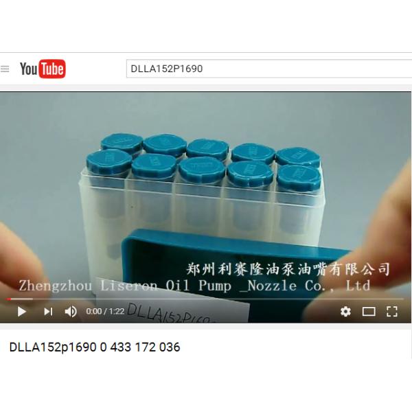 DLLA152P 1690 King Long nozzles cr For BOS 0 433 172 036 Yuchai For BOS common rail injectors nozzle DLLA152P1690