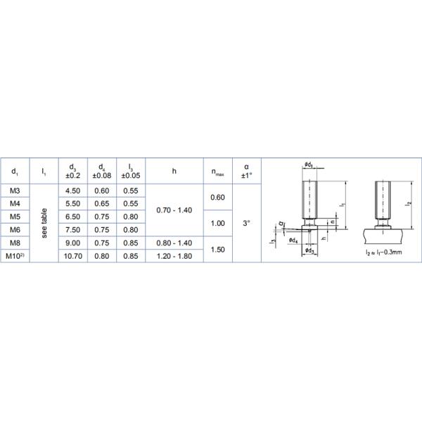 3mm To 10mm Mild And Stainless Steel Capacitor Discharge Studs And Insulation Nails