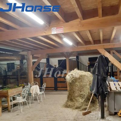 Madeira de bambu partes dianteiras estáveis equestres do cavalo da economia das grandes pintada