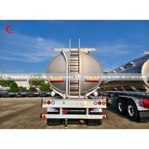 38000L Capacity 3-Compartment Aluminum Alloy Fuel Tank Semi-Trailer for Bulk Fuel Transport