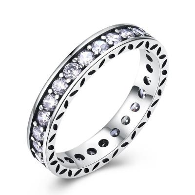 Anel de pedra do tênis de Sterling Silver 925 AAA CZ