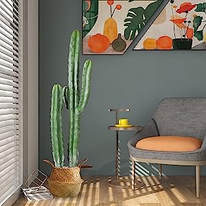 Artificial Cactus Fake Big Cactus 36 Inch Faux Cacti Plants For Home Garden Office Store Decoration