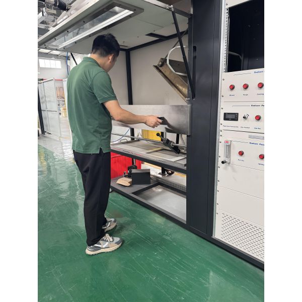 ISO 9239 ASTM E648 Flooring Radiant Panel Tester Combustion Performance Detection