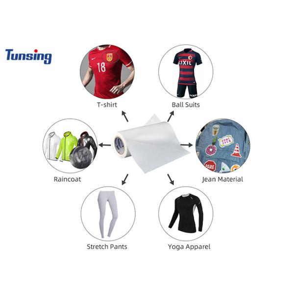 Теплопрессовое железо на двусторонней TPU горячеплавкой клейкой пленке для текстильной ткани