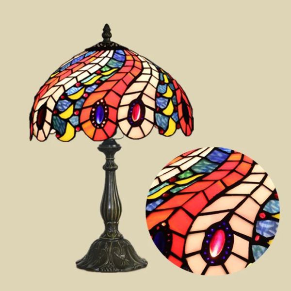 Table Lamp E27 European Retro Creative Bedside Light lamp on the table(WH-TTB-65)