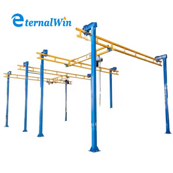 Customized Color KBK Bridge Crane Strength Steel For Material Handling Efficiency