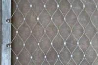 Réseau de câbles à grille noir oxydé de 60*60 mm Réseau de câbles à grille de 1,5 mm