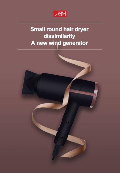 Profeesional Tourmaline Hair Dryer , DC Motor Negative Ionic Blow Dryer