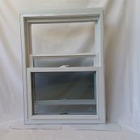 Ventana colgada doble impermeable de vinilo UPVC blanco personalizado Tamaño personalizado