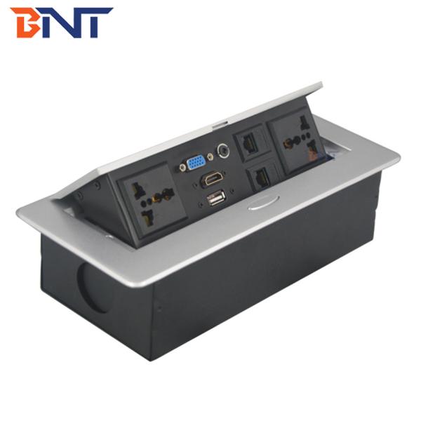 Muti-media conference table used pop up smart plug socket with usb