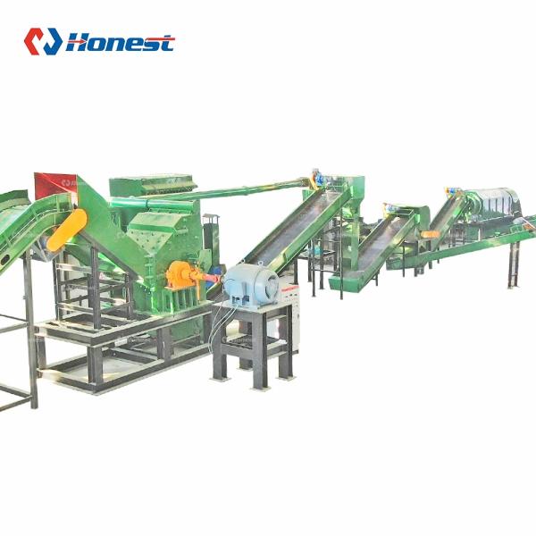 Automatic Aluminum Window Frame Crusher Scrap Steel Tailings Crushing Separation Equipment