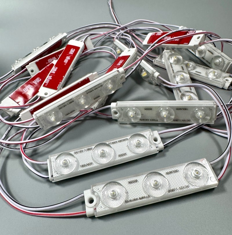 High Efficiency LED Backlight Module 3LEDs DC12V 24V 1.08W 195Lm