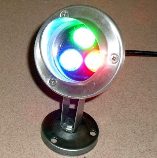 LED Underwater lights 3W RED BLUE WHITE GREEN YELLOW Shenzhen Factory25