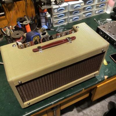 2025 Tweedle Dee Deluxe 5E3 Classic Dumble Style Mods Tweed Head, Pure Handed with Eyelet Board, 6V6GT*2, 12AX7*2, 5Y3GT*1, Grand Amplifier, Accept Amp OEM