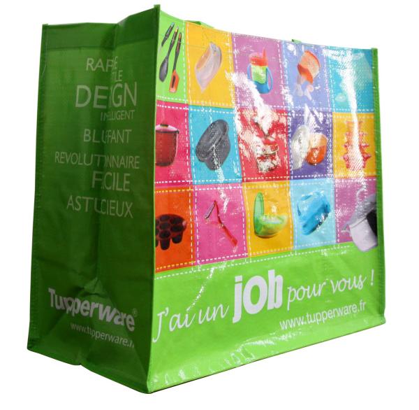 Washable PP Woven shining coated 140gsm Shopping Bags for brand promotion