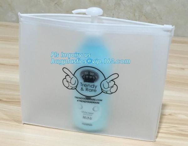 PET LD PE plastic pouch Slider zipper bag, Slider Zipper PVC Bag For Stationary, customized size and design PE plastic s