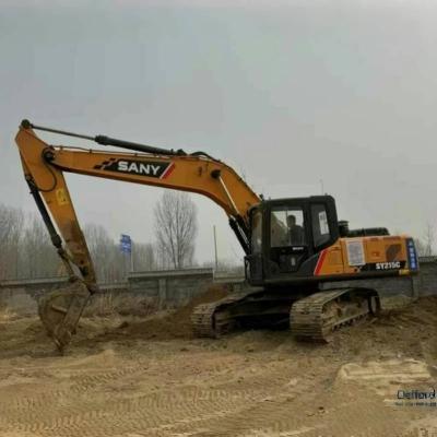 Sany SY215-9 Used Crawler Excavator Second Hand 21 Ton Digger Machine Stock