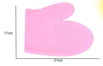 Flexible Silicone Kitchen Glove , Heat Proof Oven Gloves For Home Using