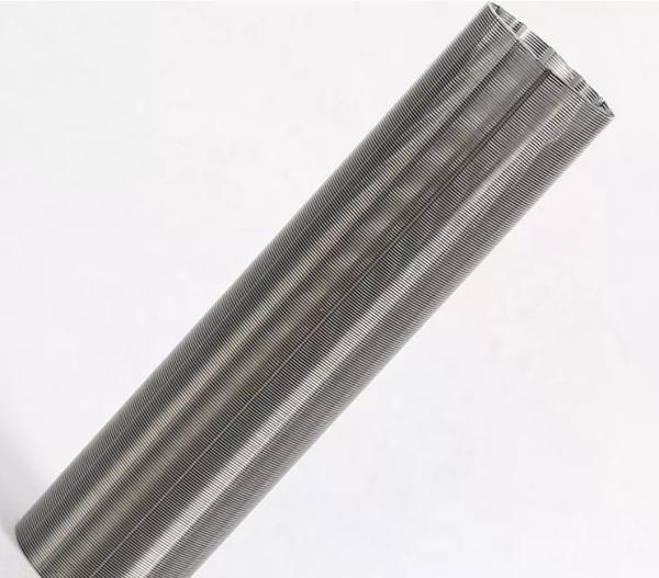 Stainless Steel 316 Wedge Wire Screen Filter Pipe Johnson Tube Mining Filtration