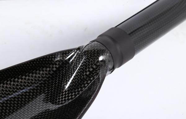 210 Cm Lightweight Kayak Paddle , 2 Piece Carbon Fiber Kayak Paddle Racing Wing Paddle