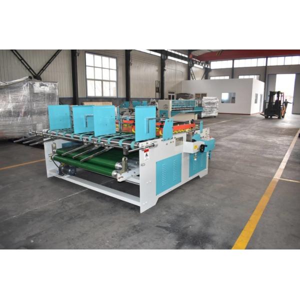 машина Gluer папки коробки руководства 3.2kw рифленая для делать бумажной коробки PP