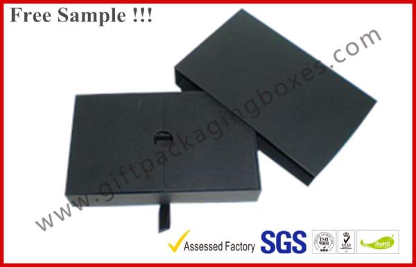 Matt Black handmade Rigid Gift Boxes , Hi END Poker / Playing Cards Gift Package