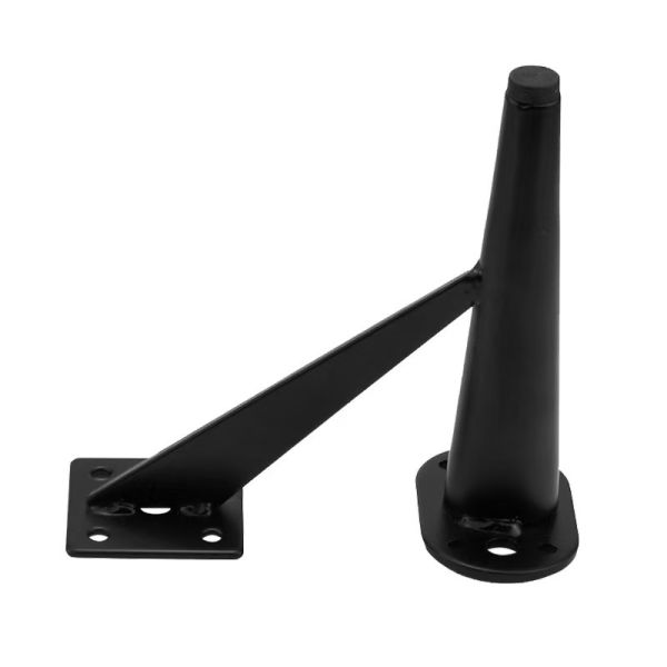 Heavy Duty Metal Black Small Straddle Diagonal Conical Leg Coffee Table Foot Luxury Modern Iron for Kitchen Home Hotel Use