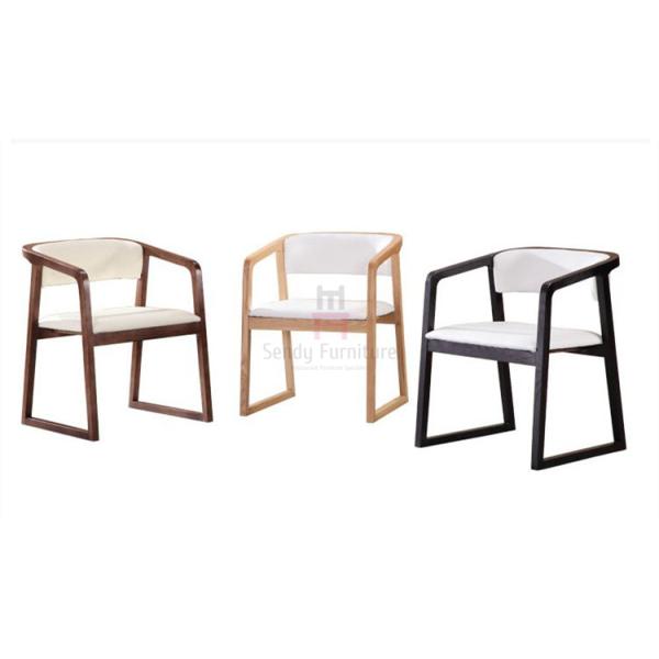 Обедать обитый кожей деревянный не предводительствует никакой подлокотник с цветом золы деревянным черным