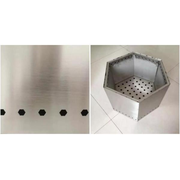 Нержавеющей стали ямы огня шестиугольника плита деревянной горящей двойной бездымная для располагаться лагерем