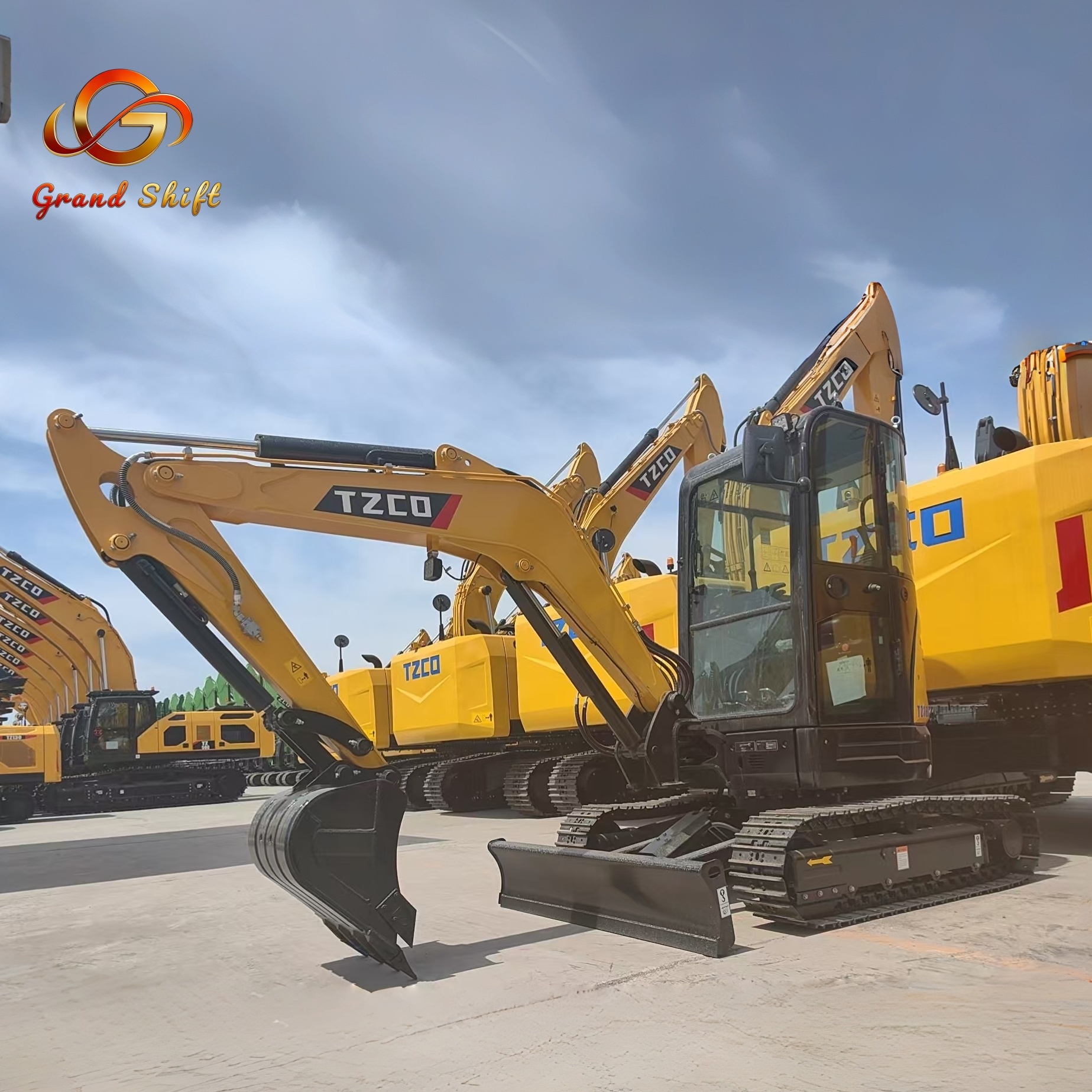 TZ36U 3.6Ton Mini Excavator with Zero Tail Swing and Yanmar Engine for Landscaping and Construction