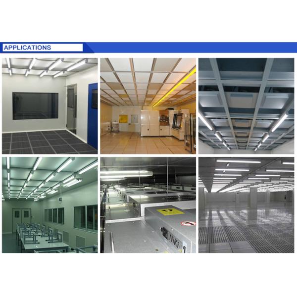 сталь фильтра вытыхания 1200m3/H 80W HEPA Stailess для клобуков ламинарной подачи