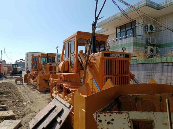 Buldoseira de rastreamento CAT D6 fabricada nos EUA com lâmina de 3,4 m e capacidade de lâmina de 5,2-8,5 m3