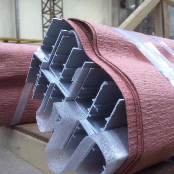 L'extrusion en aluminium standard de porte colorée commerciale profile le style royal