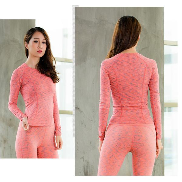 Женский пульвер с длинными рукавами Фитнес футболка