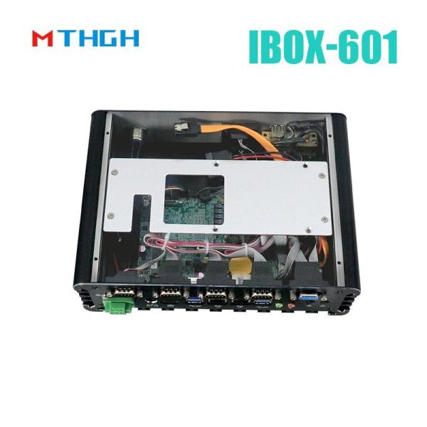 Fanless Industrial Mini PC with Intel Core i5-7200U Processor and 4 COM Ports for Entry Exit Terminal