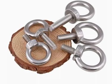 High Strength  Customized Fasteners Lifting Bolt Ring Screw Hook Bolts Steel 50mm/40mm/25mm  Custom Eye Bolts Din580