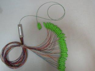 tube en acier optique de diviseur de fibre de PLC de 1*4 1*16 1*32 packaing avec le connecteur de SC/APC