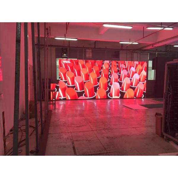 P4.81 Interior Stage Rental LED Display 500*1000mm Cabinet Size Curved Shape