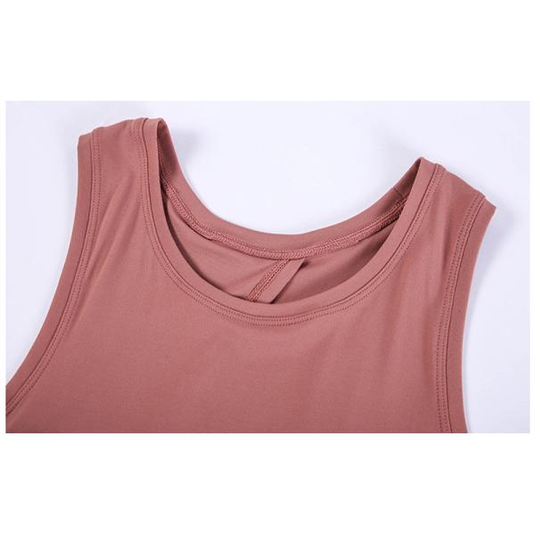 Верхние части йоги дам кожи дружелюбные перевязывают задние свободные безрукавные верхние части танка йоги