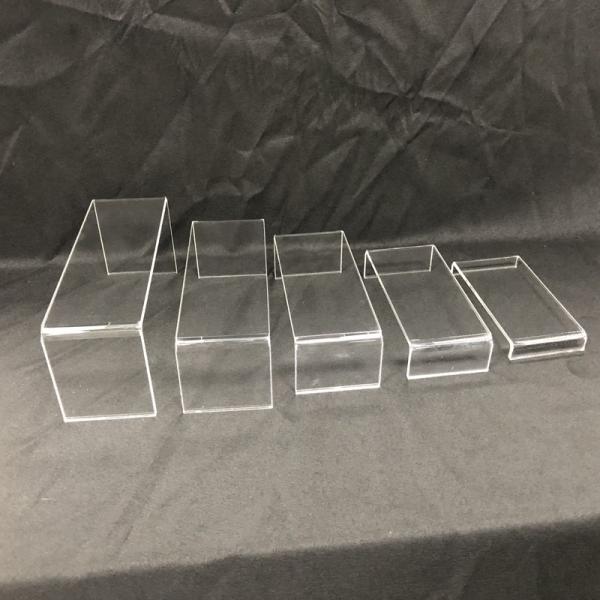 Cosmetics Acrylic Riser For Counter Stand Department Store Showing Shoe Clear Display Family